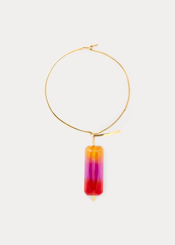 Collares Ralph Lauren Mujer Rojos / Naranjas - Gradient Pendulum - EJUDS6432